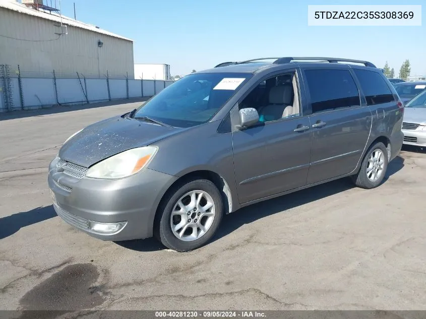 5TDZA22C35S308369 2005 Toyota Sienna Xle