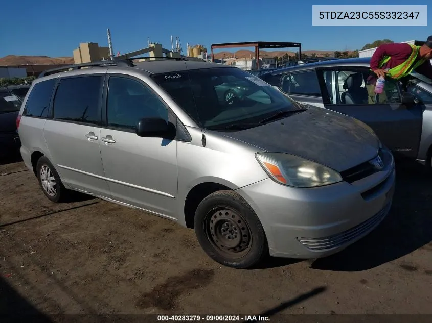 5TDZA23C55S332347 2005 Toyota Sienna Le