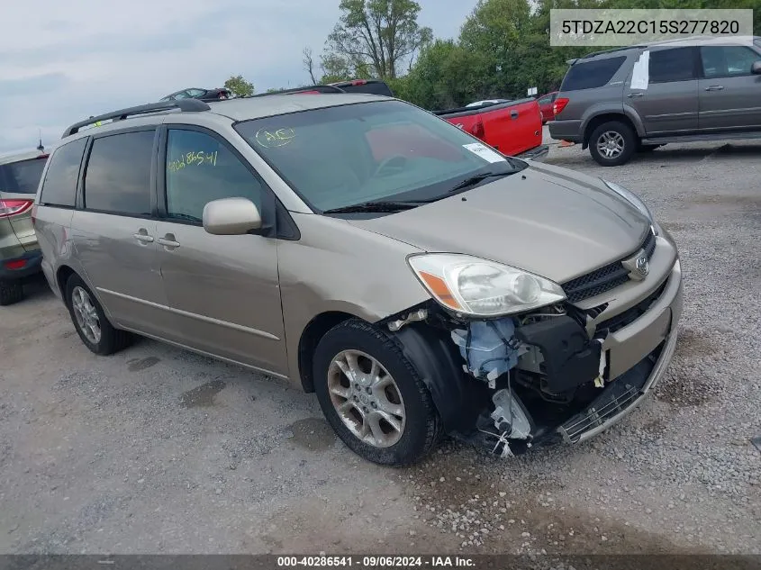 5TDZA22C15S277820 2005 Toyota Sienna Xle