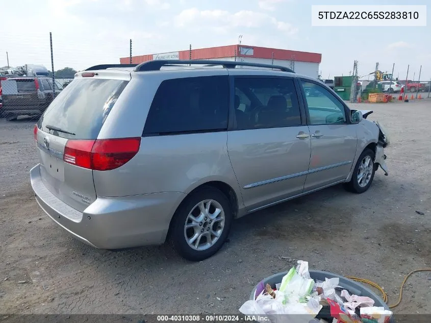 5TDZA22C65S283810 2005 Toyota Sienna Xle Limited