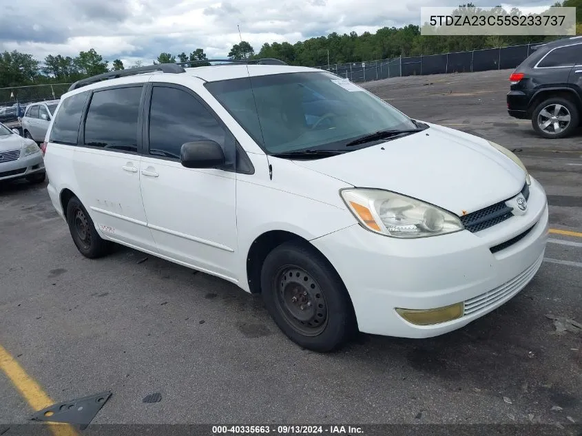 5TDZA23C55S233737 2005 Toyota Sienna Le