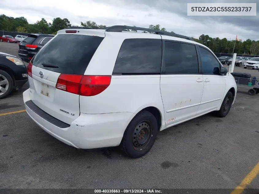 5TDZA23C55S233737 2005 Toyota Sienna Le