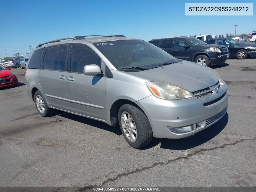 2005 Toyota Sienna Xle/Xle Limited VIN: 5TDZA22C95S248212 Lot: 40350922