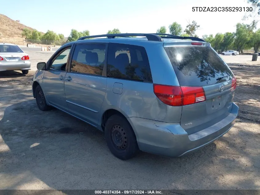 2005 Toyota Sienna Le VIN: 5TDZA23C35S293130 Lot: 40374354