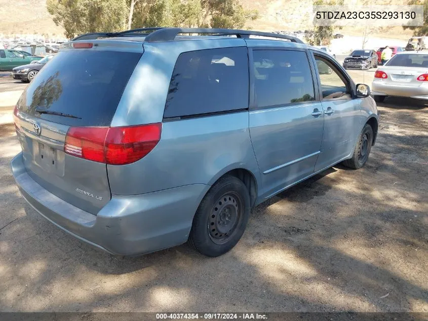 2005 Toyota Sienna Le VIN: 5TDZA23C35S293130 Lot: 40374354