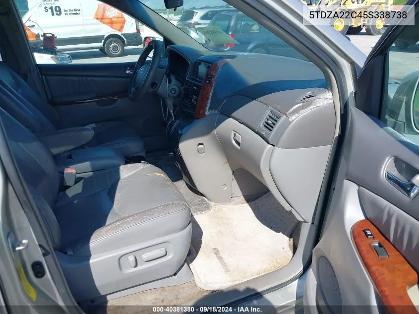 5TDZA22C45S338738 2005 Toyota Sienna Xle