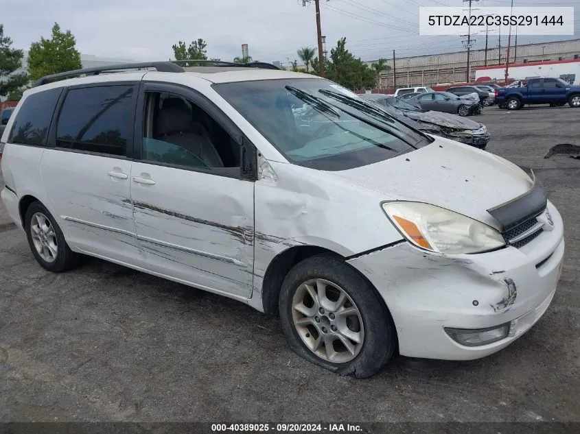 2005 Toyota Sienna Xle Limited VIN: 5TDZA22C35S291444 Lot: 40389025