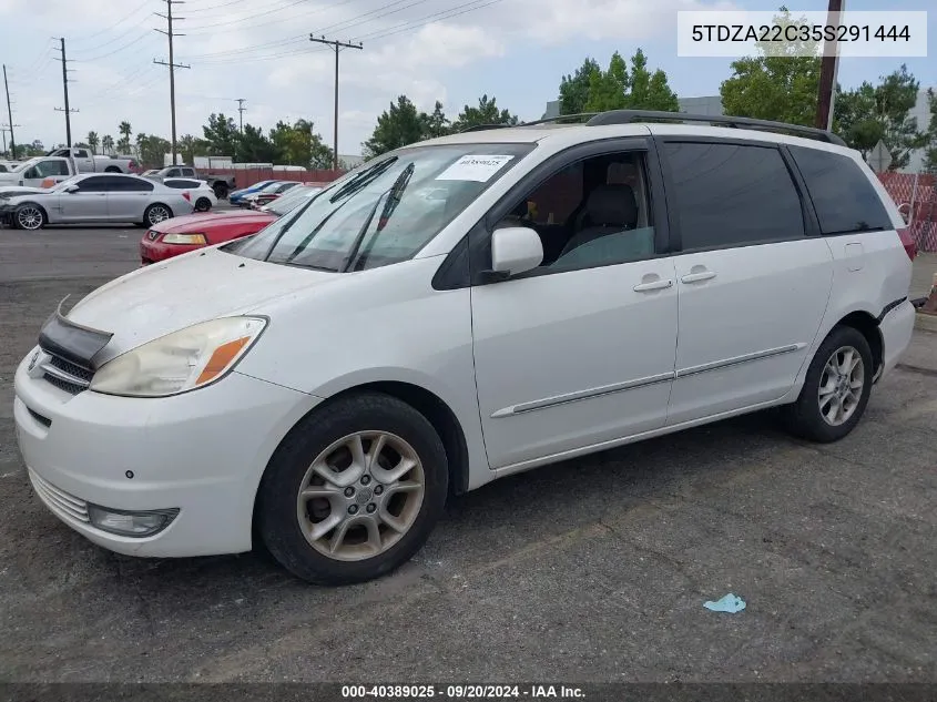 2005 Toyota Sienna Xle Limited VIN: 5TDZA22C35S291444 Lot: 40389025