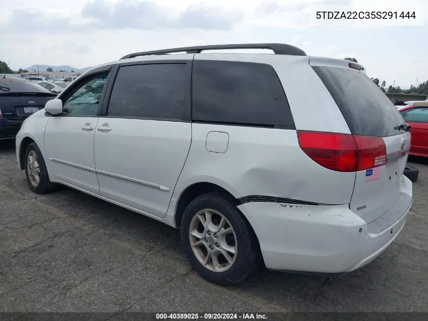 2005 Toyota Sienna Xle Limited VIN: 5TDZA22C35S291444 Lot: 40389025