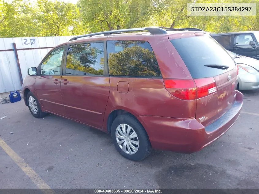 5TDZA23C15S384297 2005 Toyota Sienna Le