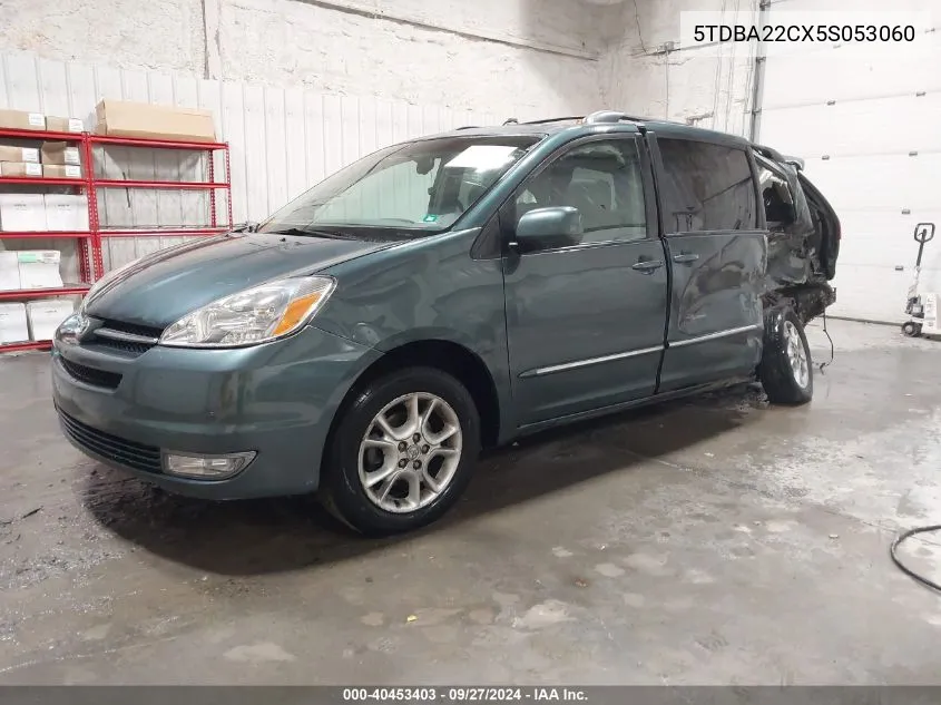 2005 Toyota Sienna Xle Limited VIN: 5TDBA22CX5S053060 Lot: 40453403