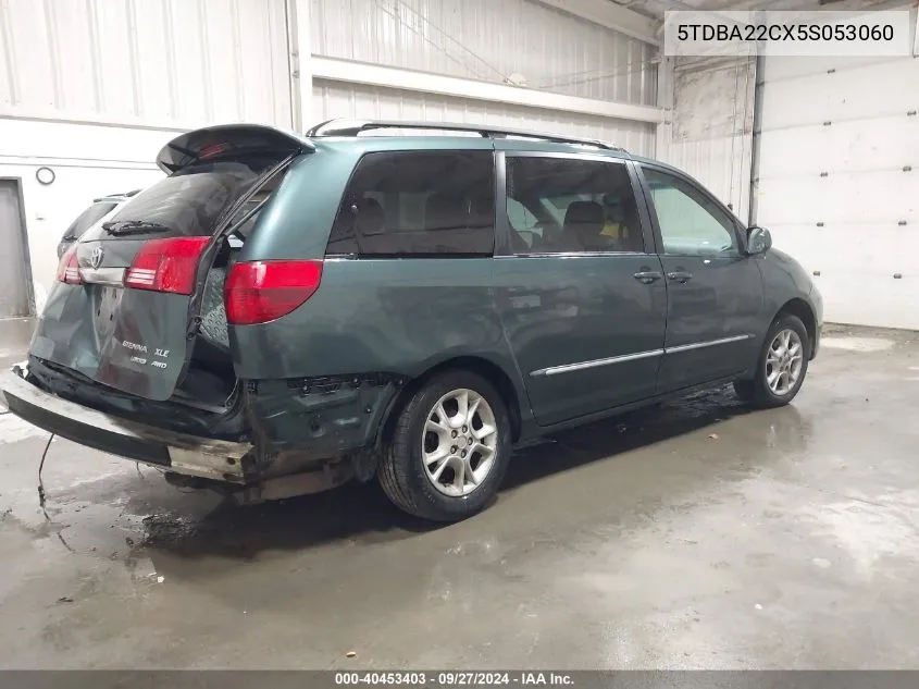 2005 Toyota Sienna Xle Limited VIN: 5TDBA22CX5S053060 Lot: 40453403