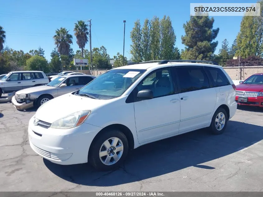 5TDZA23C55S229574 2005 Toyota Sienna Le