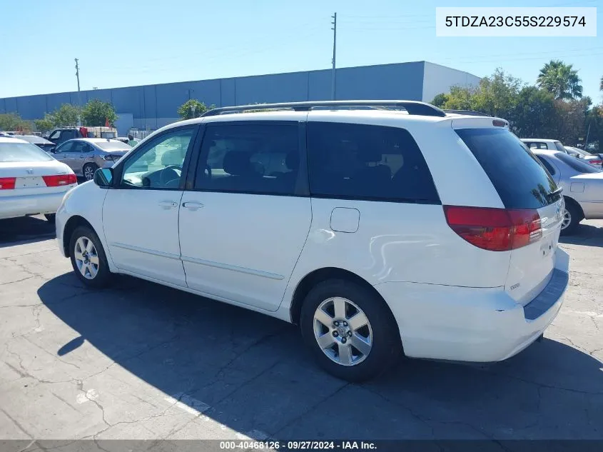 5TDZA23C55S229574 2005 Toyota Sienna Le