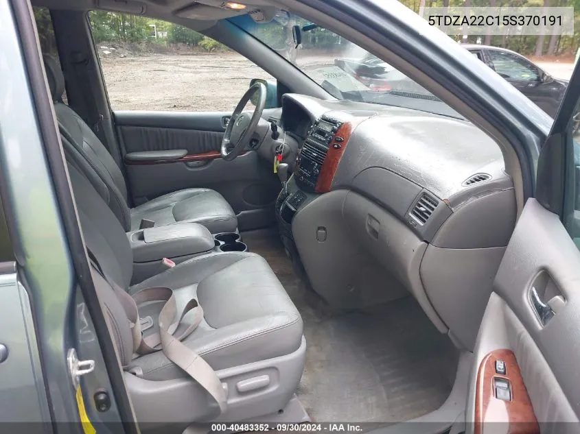 5TDZA22C15S370191 2005 Toyota Sienna Xle