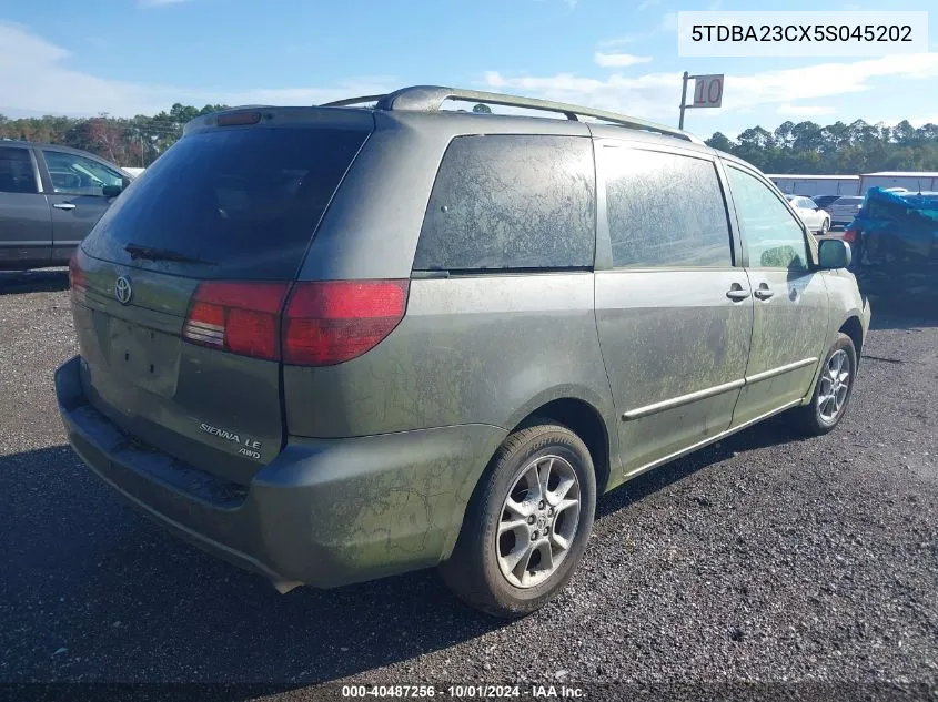 5TDBA23CX5S045202 2005 Toyota Sienna Le