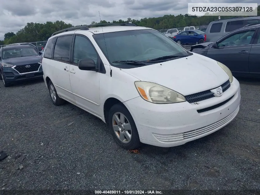 2005 Toyota Sienna Le VIN: 5TDZA23C05S307128 Lot: 40489011