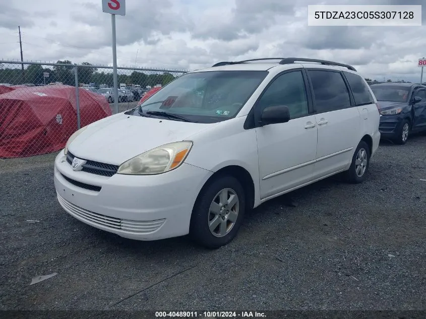 2005 Toyota Sienna Le VIN: 5TDZA23C05S307128 Lot: 40489011