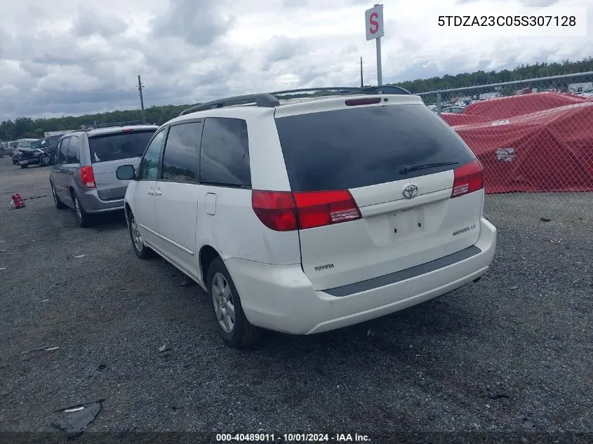 2005 Toyota Sienna Le VIN: 5TDZA23C05S307128 Lot: 40489011