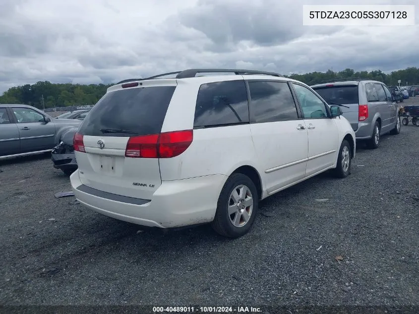 2005 Toyota Sienna Le VIN: 5TDZA23C05S307128 Lot: 40489011