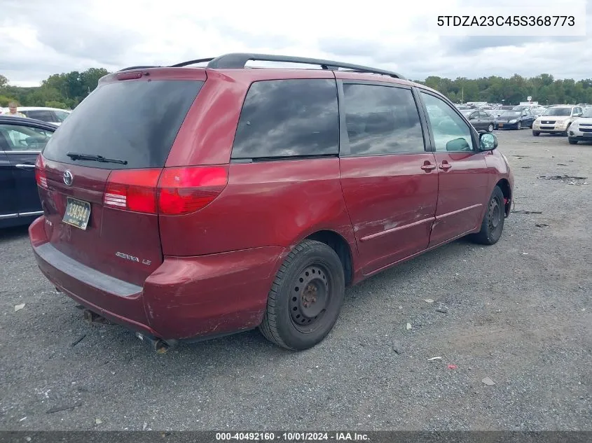 5TDZA23C45S368773 2005 Toyota Sienna Le