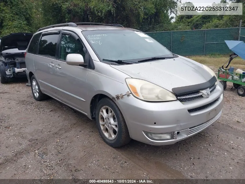 5TDZA22C25S312347 2005 Toyota Sienna Xle Limited