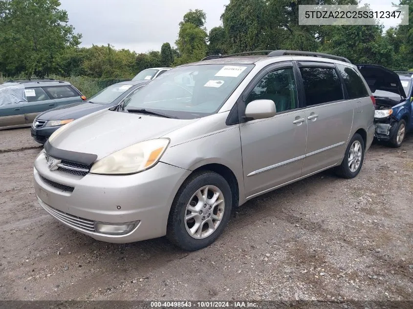 2005 Toyota Sienna Xle Limited VIN: 5TDZA22C25S312347 Lot: 40498543