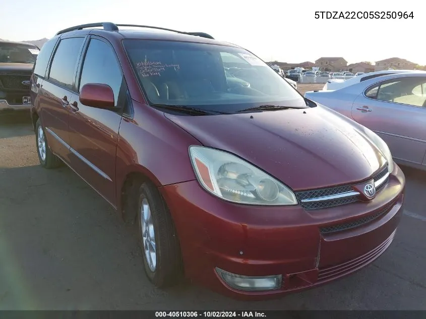 5TDZA22C05S250964 2005 Toyota Sienna Xle Limited