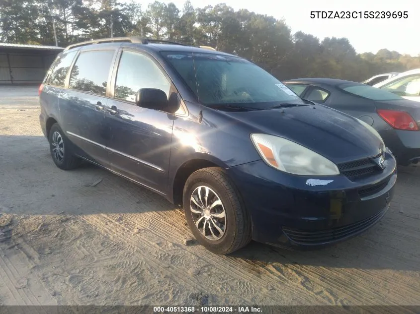 5TDZA23C15S239695 2005 Toyota Sienna Ce/Le