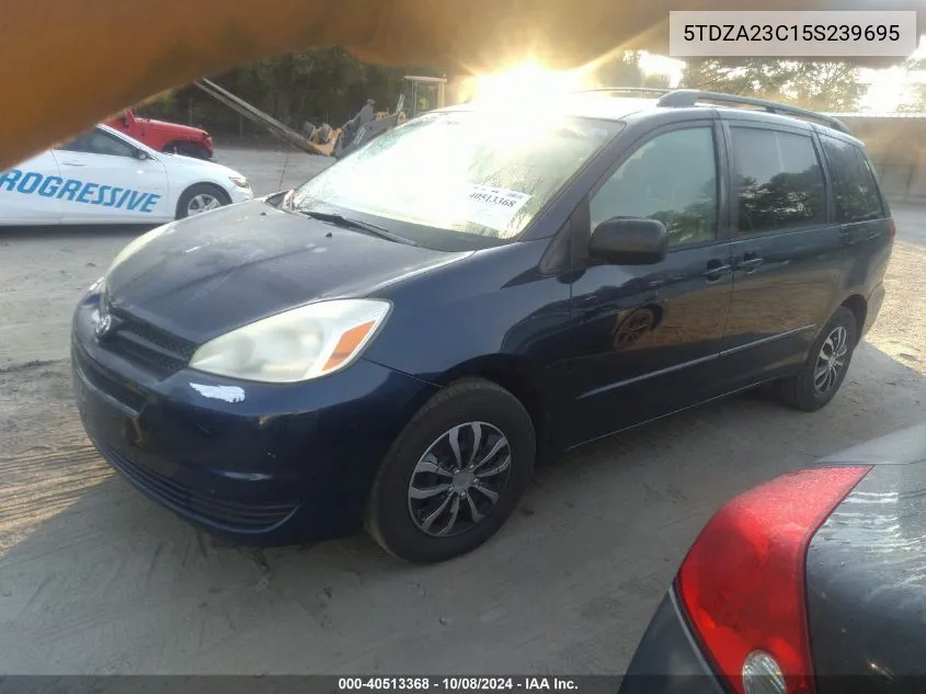 5TDZA23C15S239695 2005 Toyota Sienna Ce/Le