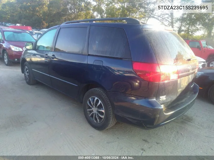 5TDZA23C15S239695 2005 Toyota Sienna Ce/Le