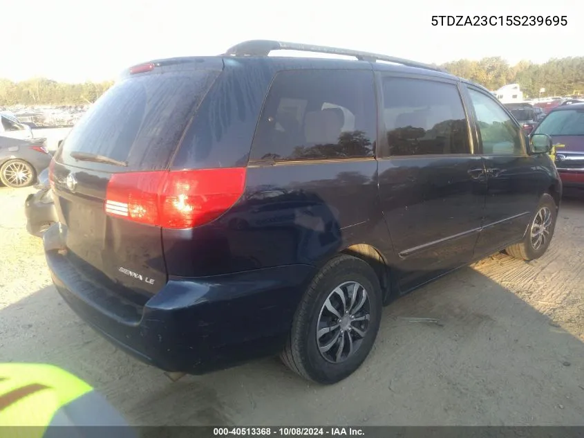 5TDZA23C15S239695 2005 Toyota Sienna Ce/Le