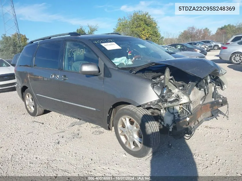 5TDZA22C95S248369 2005 Toyota Sienna Xle Limited