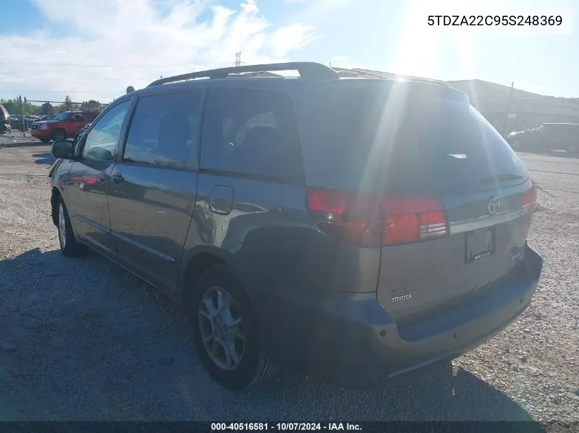 5TDZA22C95S248369 2005 Toyota Sienna Xle Limited