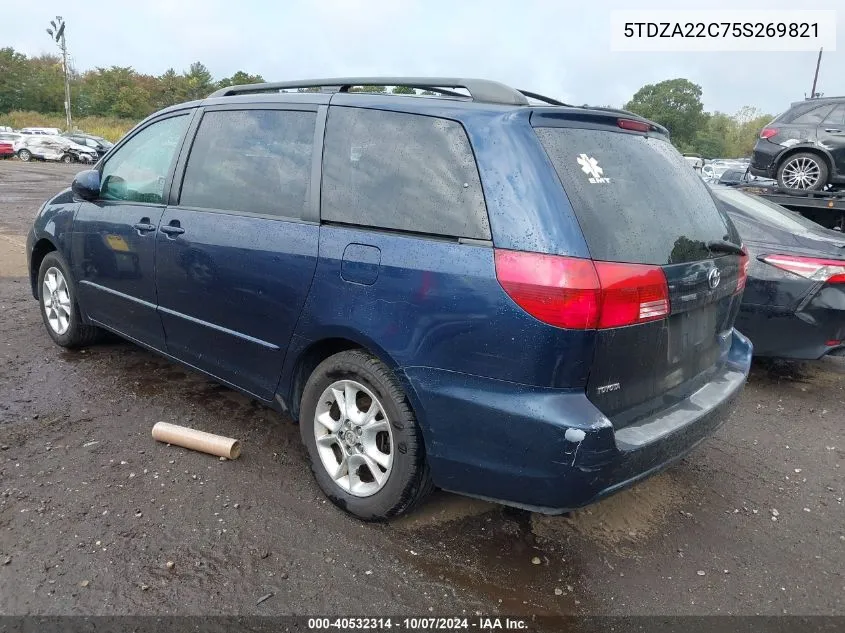 5TDZA22C75S269821 2005 Toyota Sienna Xle