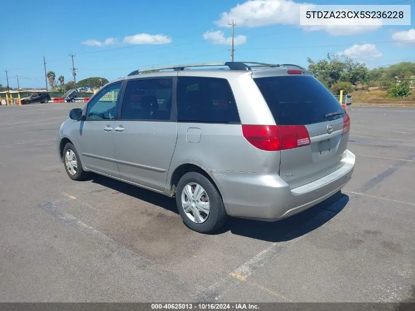 5TDZA23CX5S236228 2005 Toyota Sienna Le