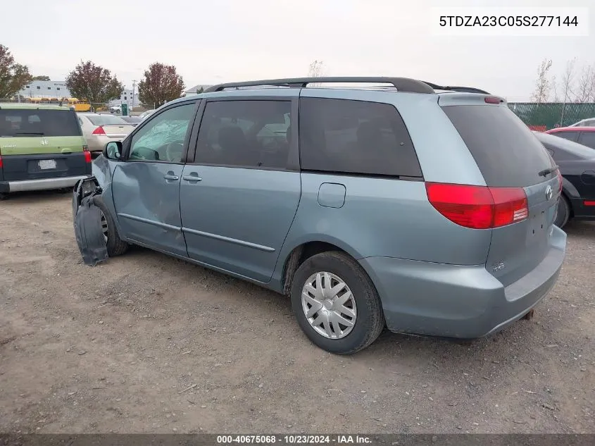 5TDZA23C05S277144 2005 Toyota Sienna Le