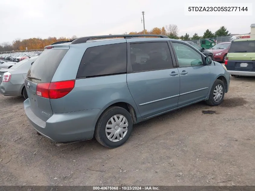 5TDZA23C05S277144 2005 Toyota Sienna Le