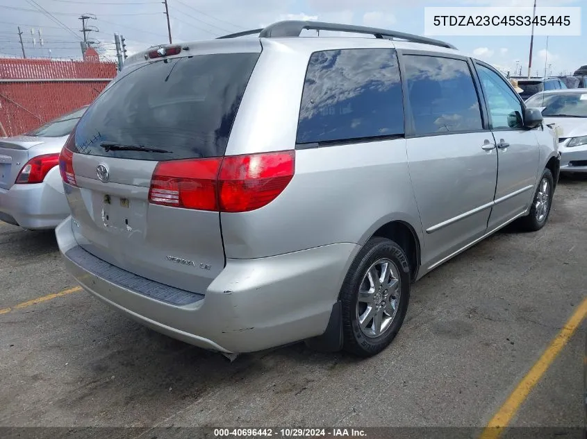 5TDZA23C45S345445 2005 Toyota Sienna Le