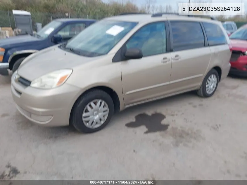 2005 Toyota Sienna Le VIN: 5TDZA23C35S264128 Lot: 40717171