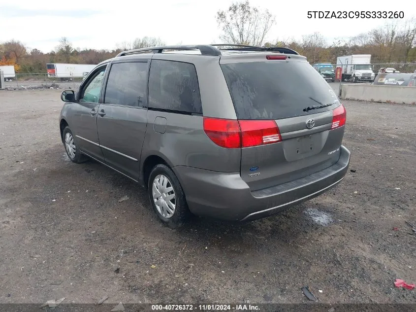 5TDZA23C95S333260 2005 Toyota Sienna Le