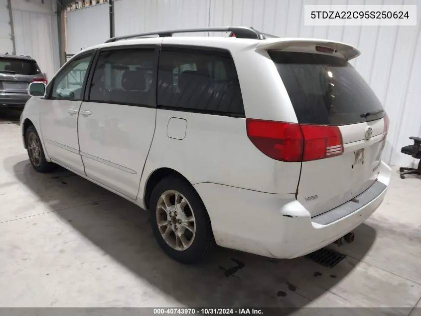 2005 Toyota Sienna Xle VIN: 5TDZA22C95S250624 Lot: 40743970