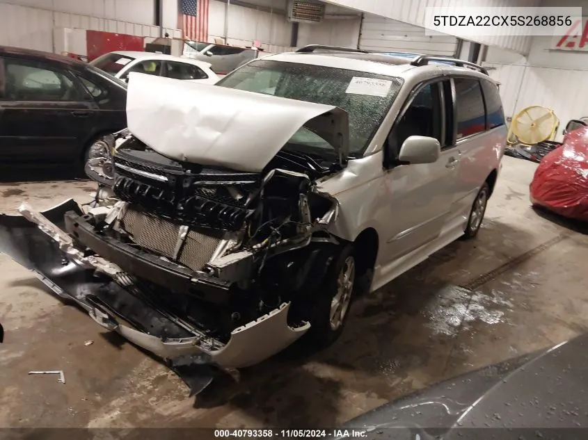 2005 Toyota Sienna Xle Limited VIN: 5TDZA22CX5S268856 Lot: 40793358