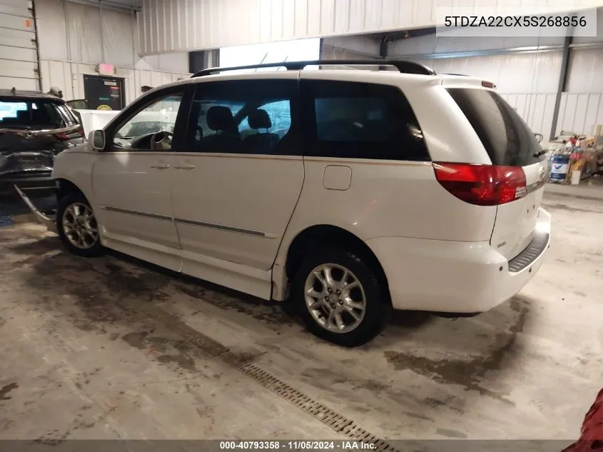 2005 Toyota Sienna Xle Limited VIN: 5TDZA22CX5S268856 Lot: 40793358