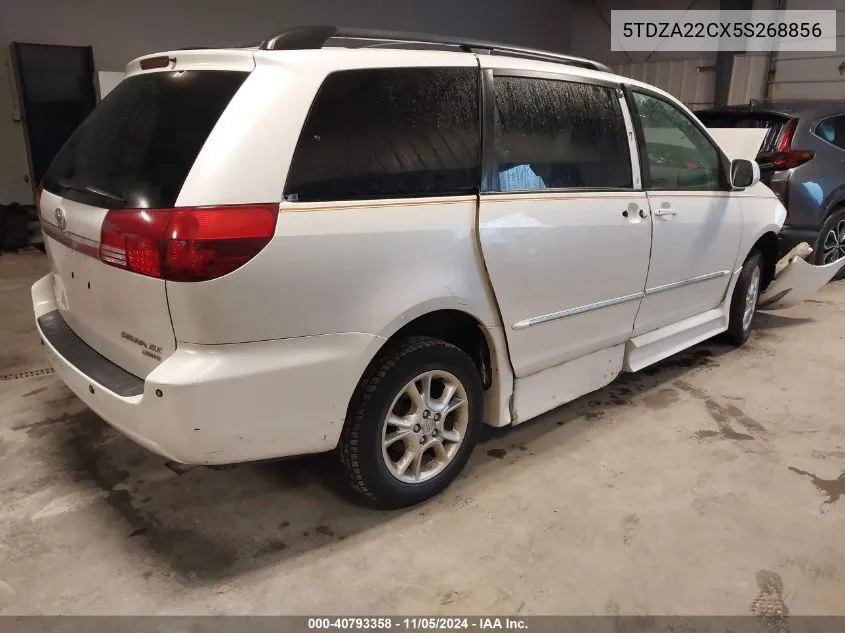 2005 Toyota Sienna Xle Limited VIN: 5TDZA22CX5S268856 Lot: 40793358