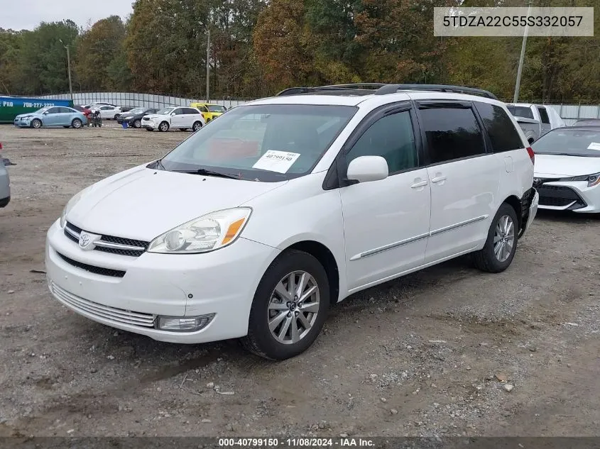 2005 Toyota Sienna Xle Limited VIN: 5TDZA22C55S332057 Lot: 40799150