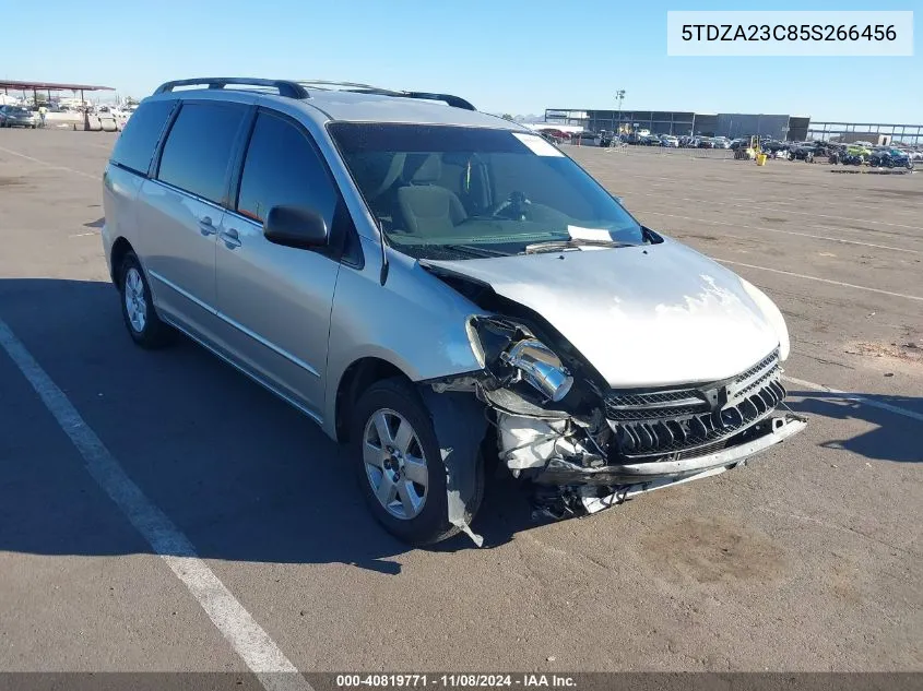 2005 Toyota Sienna Ce/Le VIN: 5TDZA23C85S266456 Lot: 40819771