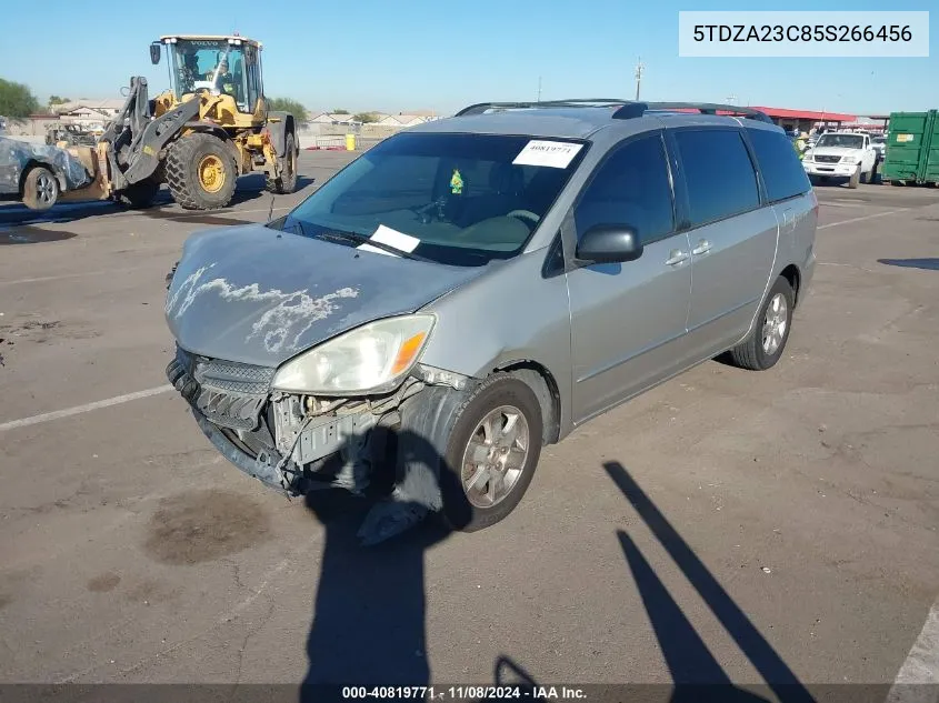 2005 Toyota Sienna Ce/Le VIN: 5TDZA23C85S266456 Lot: 40819771