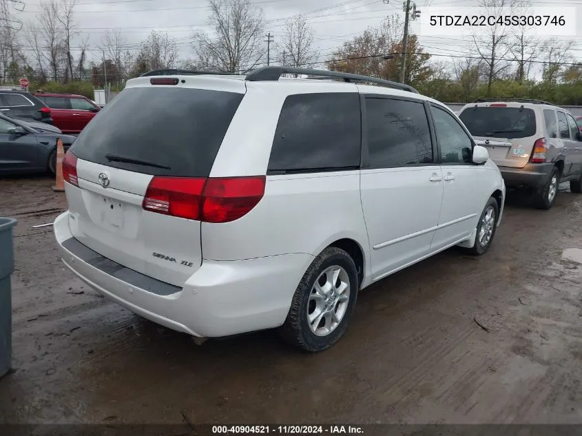 2005 Toyota Sienna Xle/Xle Limited VIN: 5TDZA22C45S303746 Lot: 40904521