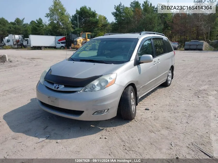 5TDZA23C16S414304 2006 Toyota Sienna Ce/Le